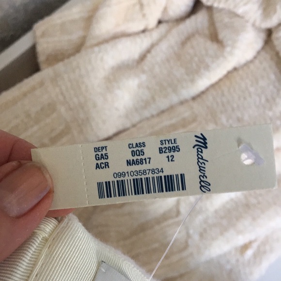 Madewell Felted wool skirt. Lined. Never worn. - Picture 6 of 8